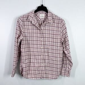 J. Crew classic fit flannel plaid shirt size 14
